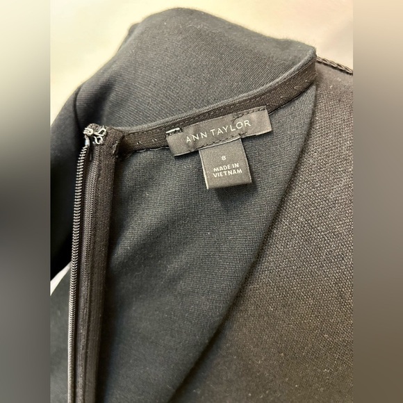 Ann Taylor Twist Front Midi Dress Size 8 - Picture 9 of 11